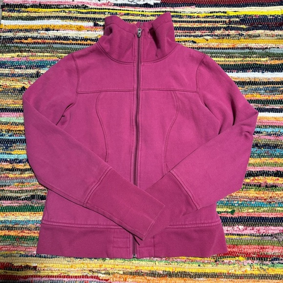 Lululemon Scuba Hoodie Full Zip – Size 8 Sunset Stripe Back - Picture 1 of 4